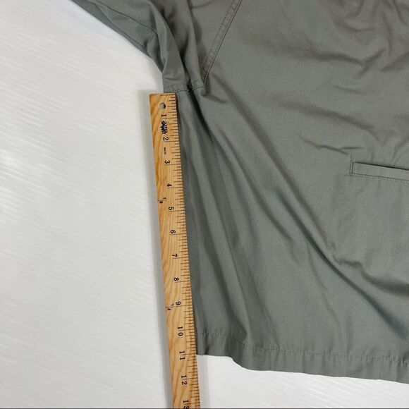 Quiksilver Walking Shorts Chino Flat Front Casual Sage Green Men's Size 32 - Picture 10 of 10